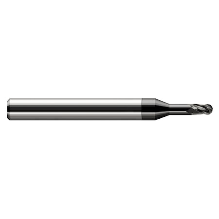 Harvey Tool Miniature End Mill - Ball - Long Reach, Stub Flute 844462-C4
